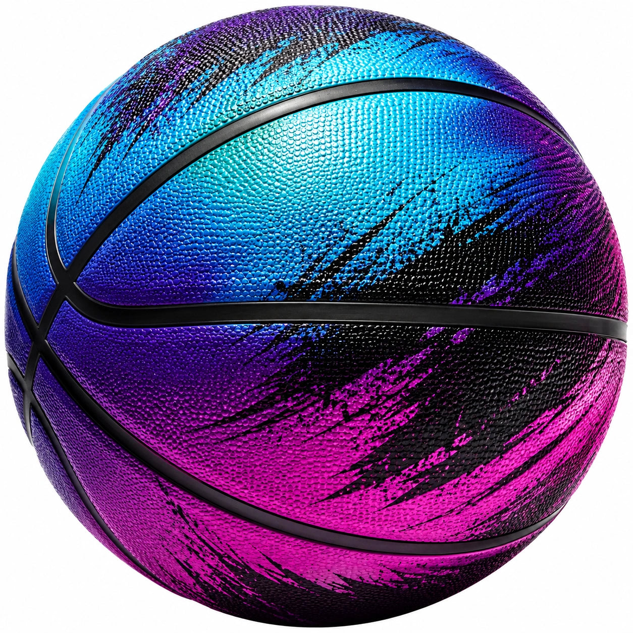 Ballon de basket extérieur multicolore pour jeux en plein air