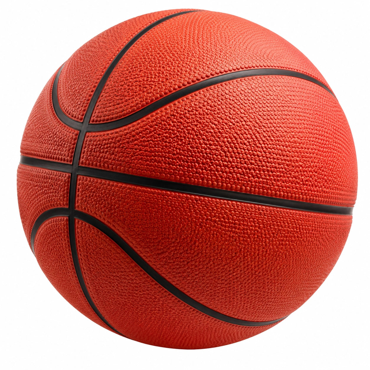 Ballon de basket orange standard pour intérieur et extérieur