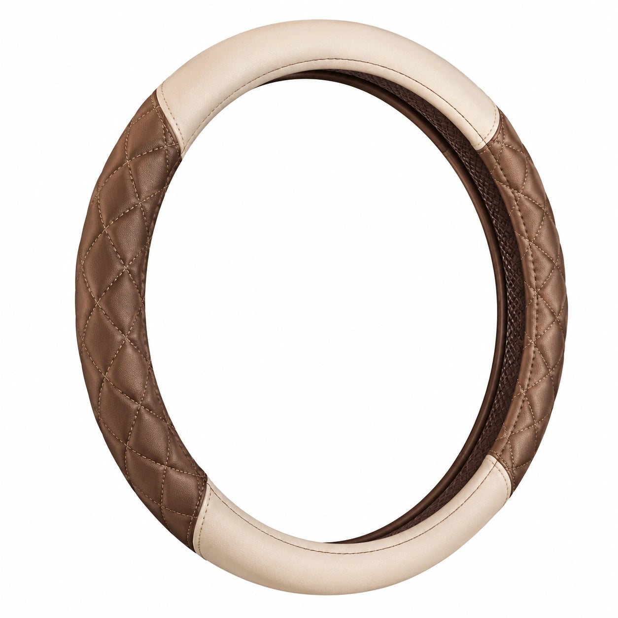 Housse de Volant Antidérapante Marron et Noire pour Volants 37-38 cm