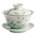 Gaiwan en Porcelaine Magnolia, Vert