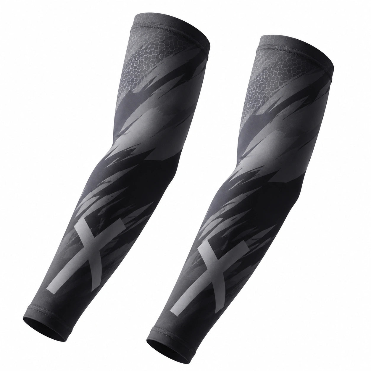 Manchons de Compression Sport Noirs pour Bras