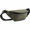 Sac banane beige avec poche frontale et sangle ajustable