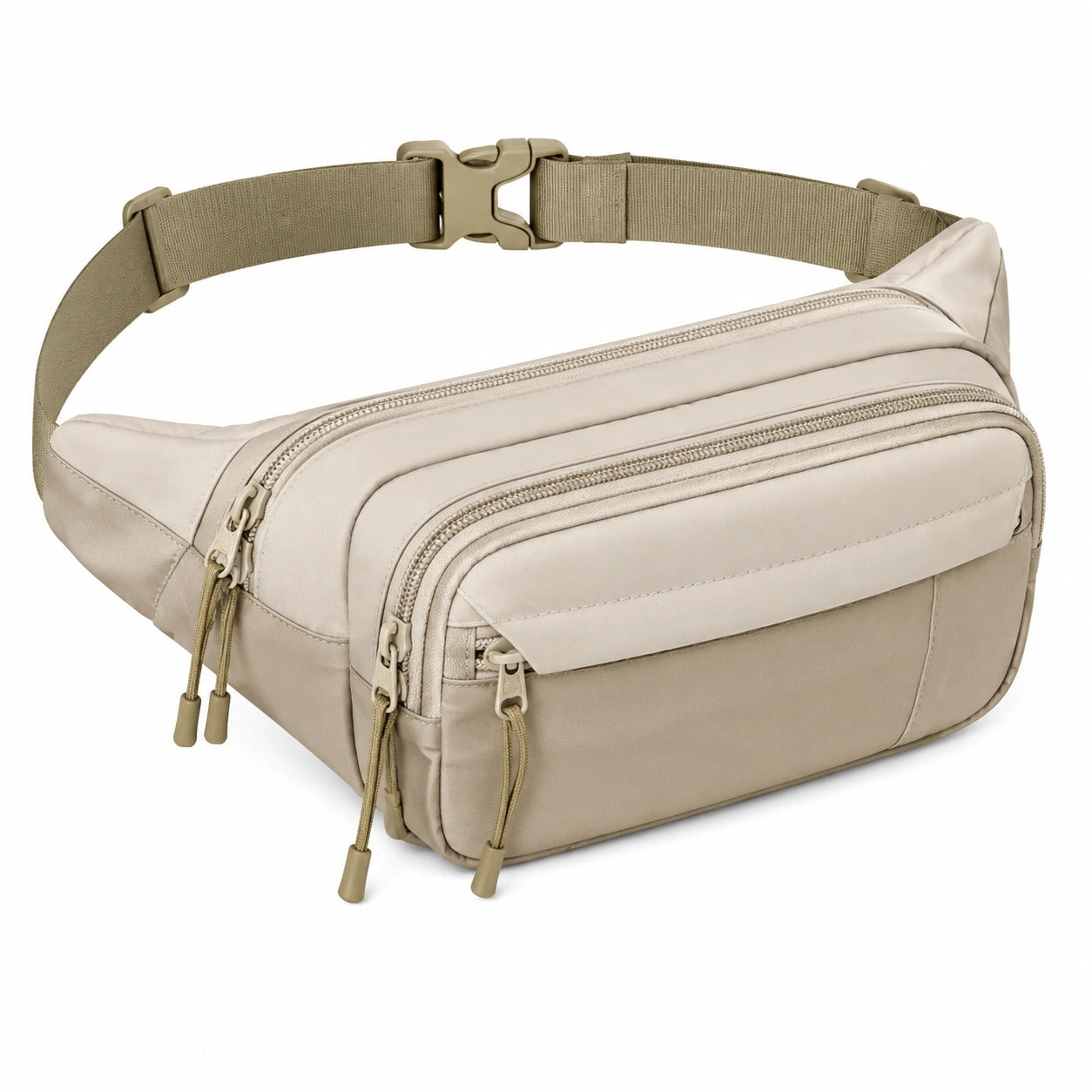 Sac Banane Ergonomique Vert avec Protection RFID