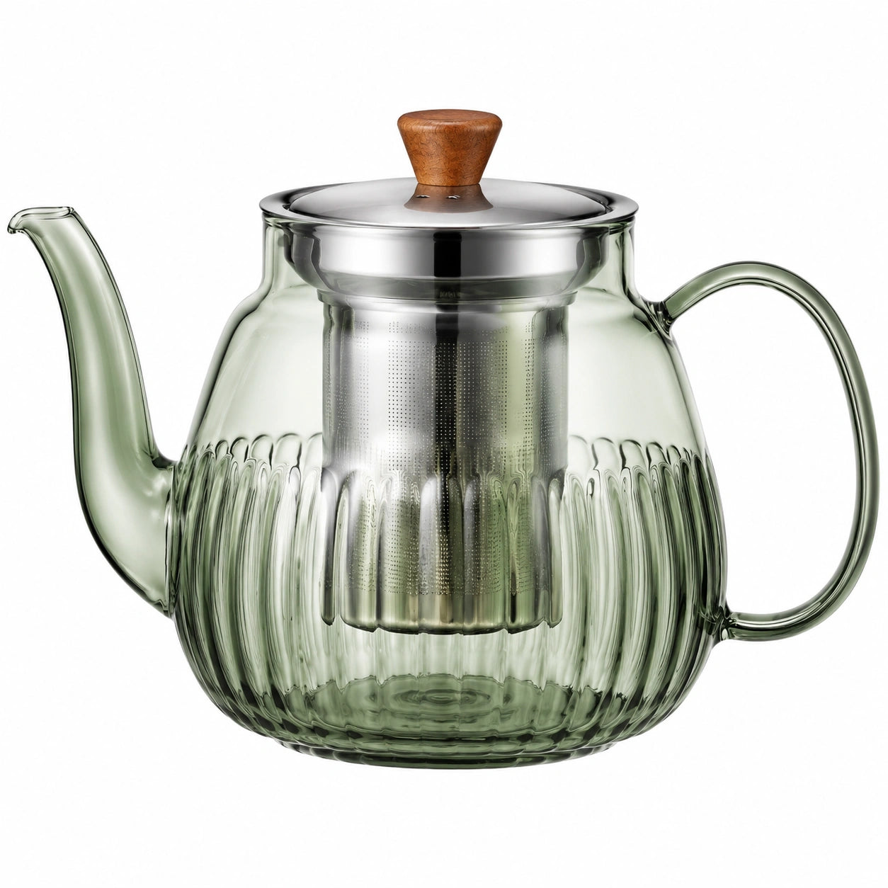 Théière Émaillée Vert Pastel 600ml