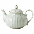 Théière en Céramique Classique Vert et Doré 800 ml