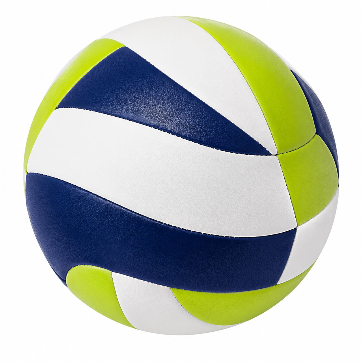 Ballon de volley bleu, blanc et vert pour intérieur et extérieur