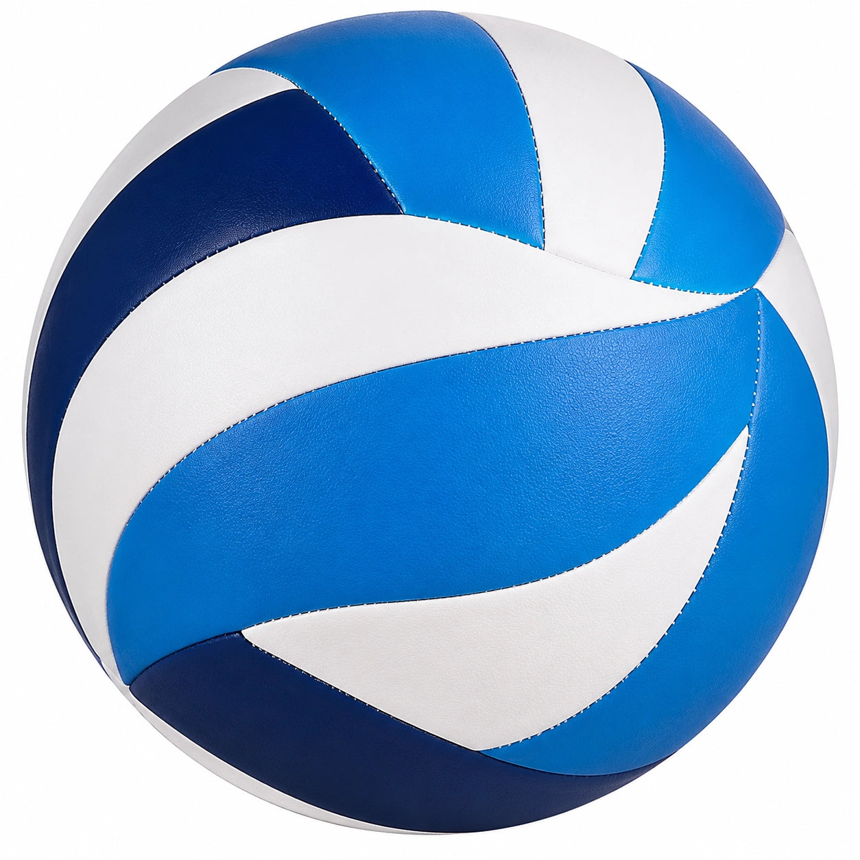Ballon de volley bleu et blanc pour intérieur et extérieur
