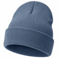 Bonnet côtelé bleu unisexe