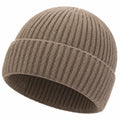 Bonnet côtelé taupe pour adultes
