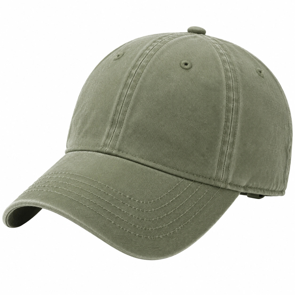 Casquette de Baseball Réglable Vert Olive