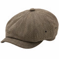 Casquette Gavroche Marron à Chevrons