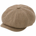 Casquette Gavroche à Chevrons Marron