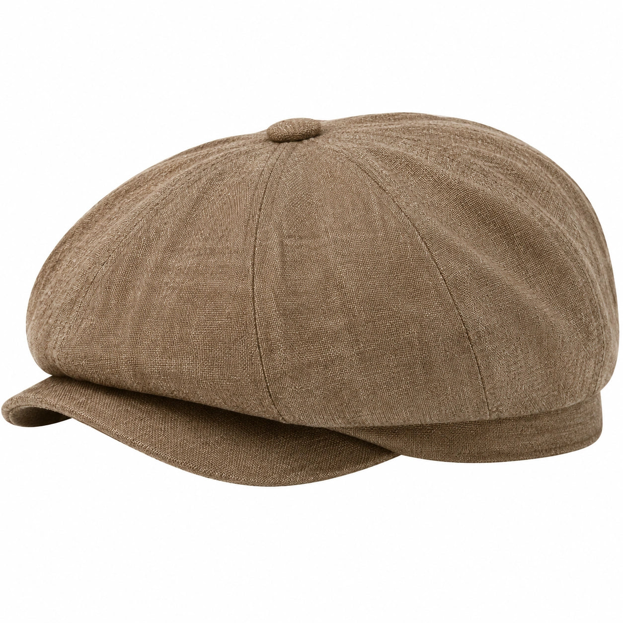 Casquette Gavroche Rétro Marron Clair