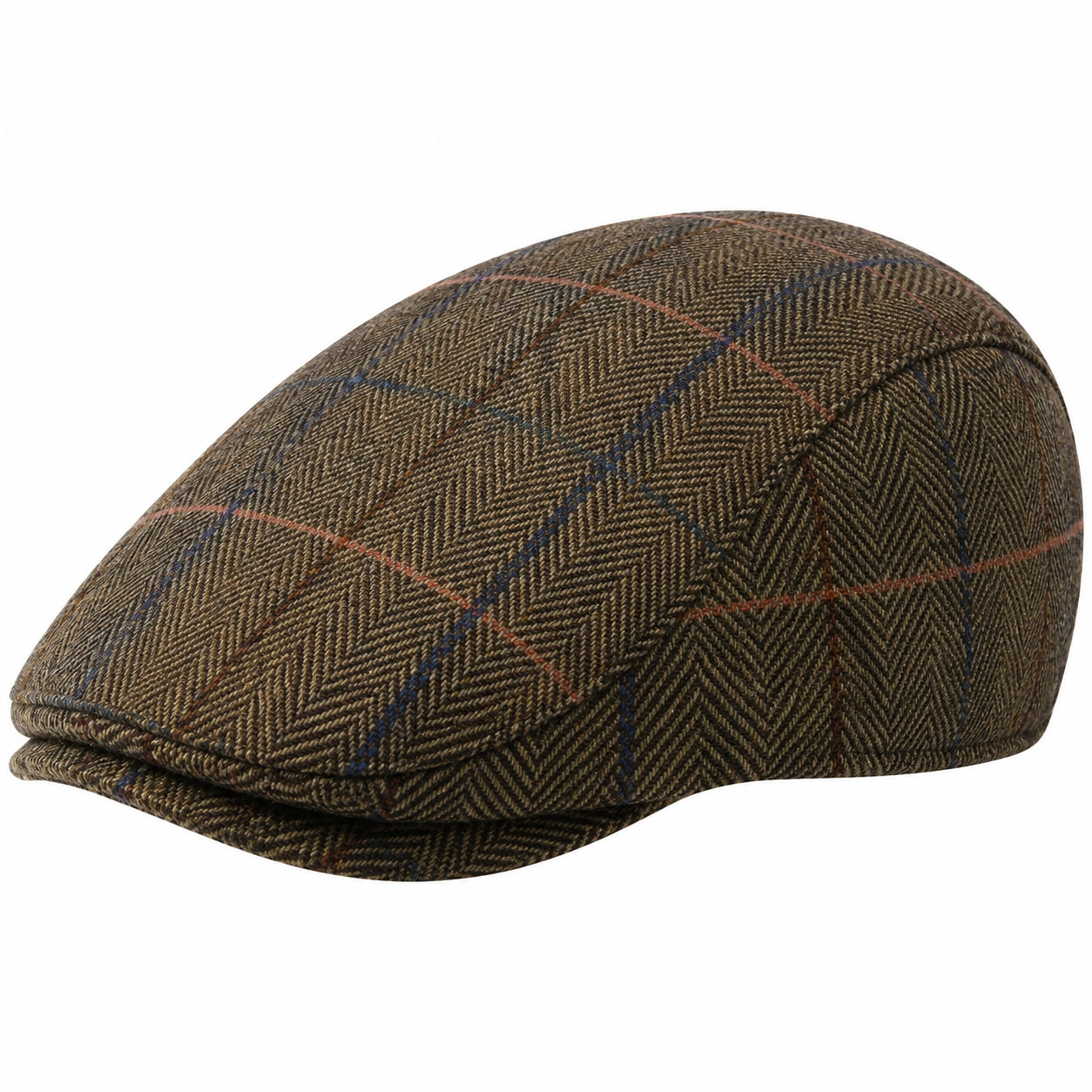 Casquette Homme Marron à Carreaux